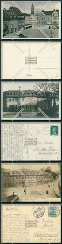 3x AK  Weimar Thüringen Markt Goethe Nationalmuseum Straßenansichten 