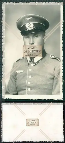 Orig. Foto Portrait Porträt Soldat Uniform