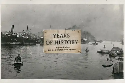 Foto kein Zeitgenössisches Original Danzig Gdansk Hafen Schiffe Polen