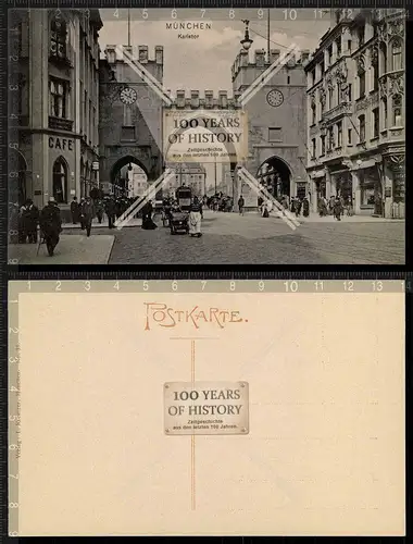 Orig. AK München Bayern Karlstor