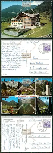 2x Orig. Foto AK Montafon St. Gallenkirch Pension Zamangspitze Vorarlberg