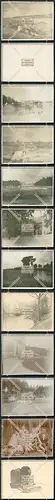 Foto 10x Sommerfrische Strand am Fluss Baden freizeit Zelte 1920-30