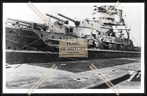 Foto S.M.S. SMS Baden 1915 Linienschiff 1. WK Scapa Flow Skagerrakschlacht Kais