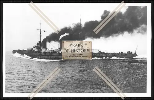 Foto S.M.S. SMS Von der Tann 1911 Gefecht Einsatz Großer Kreuzer Schlachtkreuz