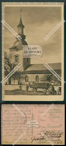 Orig. AK Kirche Feldpost gelaufen 1918 Stempel Einheit siehe Rückseite