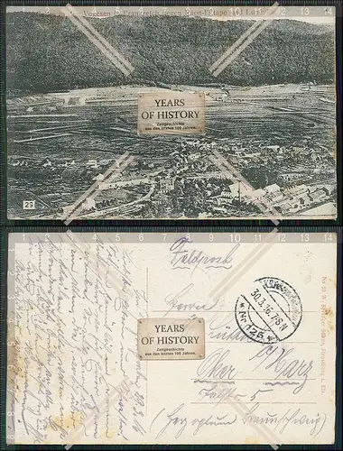 AK 1. WK 1916 Feldpost gel. Celles Vogesen Frankreich Raon-l Etape Luneville 
