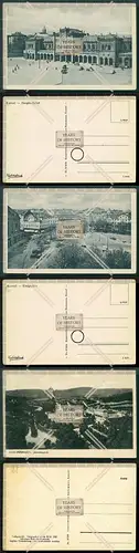 Orig. AK 3x Kassel Bahnhof Königsplatz gelaufen 1939
