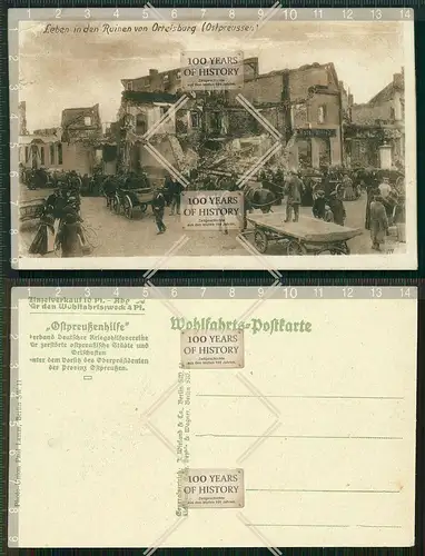 Orig. AK  Ortelsburg Szczytno Ostpreußen Polen