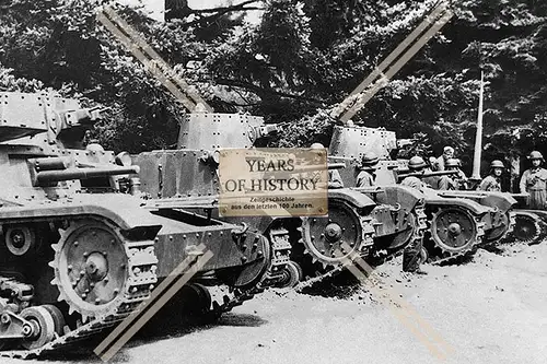 Foto Panzer Tank Soldaten