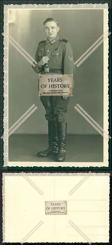 Orig. Foto 2.WK in Uniform Portrait Porträt Soldat