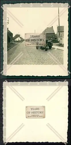 Orig. Foto Vormarschstraße Kleinbahnstrecke Elsass Lothringen Frankreich 1941