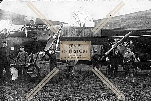 Foto 1.WK Flugzeug Aircraft Jagdflugzeug Doppeldecker Aufklärung + GB-FR-RUS uvm