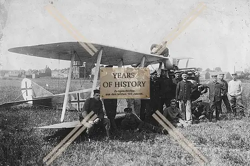 Foto 1.WK Flugzeug Aircraft Jagdflugzeug Doppeldecker Aufklärung + GB-FR-RUS uvm