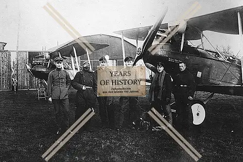 Foto 1.WK Flugzeug Aircraft Jagdflugzeug Doppeldecker Aufklärung + GB-FR-RUS uvm