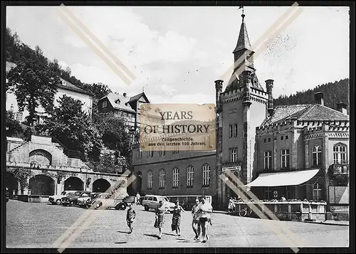 Foto Leutenberg Saalfeld-Rudolstadt Thüringen Marktplatz Ratskeller HO DDR