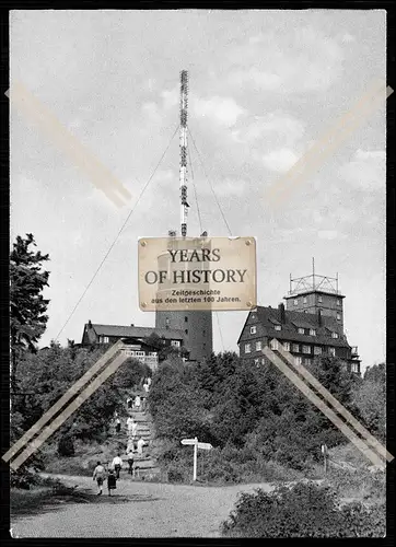 Foto Brotterode in Thüringen Großer Inselsberg Turm im Thüringer Wald