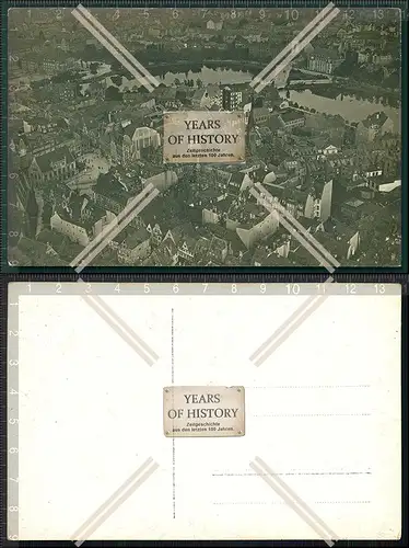 Orig. AK Kiel Schleswig-Holstein Luftbild Fliegeraufnahme um 1940