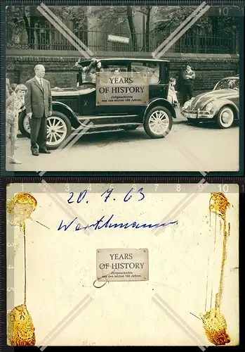 Orig. Foto Oldtimer Pkw Fahrzeug Ford 20er Jahre Duisburg Hochzeit