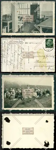 Orig. Foto AK Ristedt Syke Schullandheim Bremen Landpoststempel gel. 1940