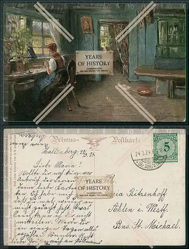 AK Künstler Ansichtskarte Postkarte verschiedene Motive 