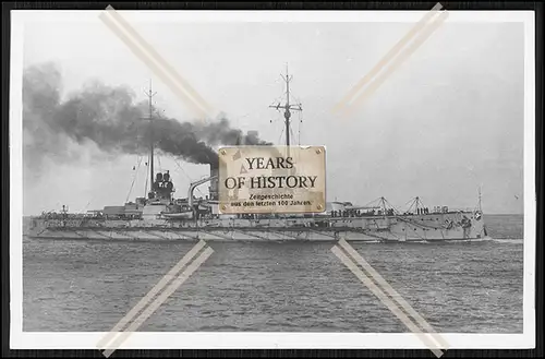 Foto SMS S.M.S. Westfalen Schlachtschiff Kaiserlichen Marine Deutschen Reiches