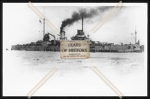Foto SMS S.M.S. Westfalen Schlachtschiff Kaiserlichen Marine Deutschen Reiches