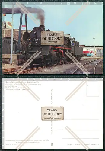 AK Dampflokomotive Dampflokomotiven im Ostseebezirk Lok BR 50.35, erbaut ab 193