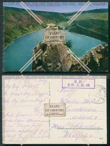 AK Lac Blanc Weißer See Vogesen Haut-Rhin in 1915 Feldpost gelaufen