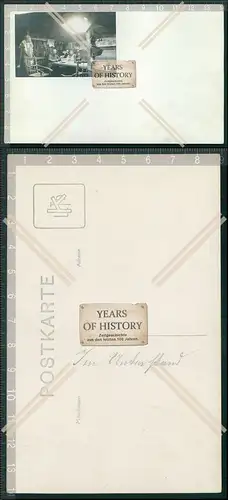 Foto AK 1. Weltkrieg Feldpost Karte mit eingearbeiteten Foto Blanko Rückseite 