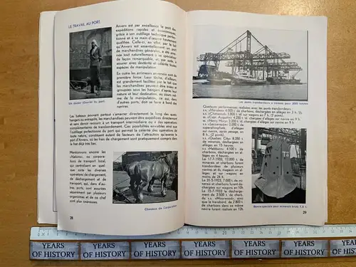 Les avantages du port d'Anvers Frankreich 1935 in französischer Sprache