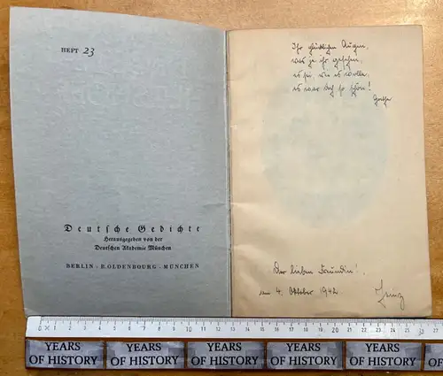 Droste Hülshoff - Heft 23 - Deutschen Akademie München 1942 - 31 Seiten