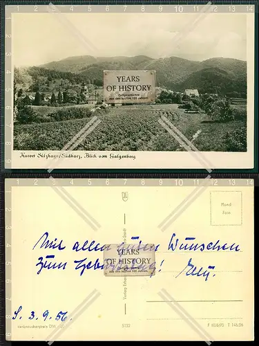 Orig. Foto AK Sülzhayn Ellrich Thüringen Blick vom Galgenberg