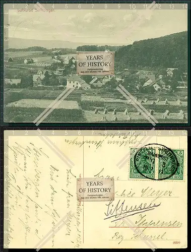 Orig. AK Steinbergen Rinteln Schaumburg 1919 Bahnpost gelaufen