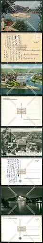 Orig. AK 4x Koblenz Dampfer Brot Ehrenbreitstein Rhein Mosel deutsches Eck und 
