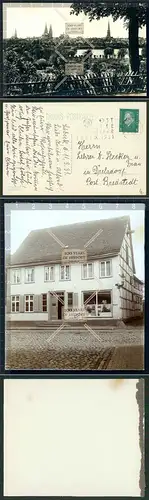 Orig. Foto AK Lübeck Laden Geschäft Werbung 30er Jahre