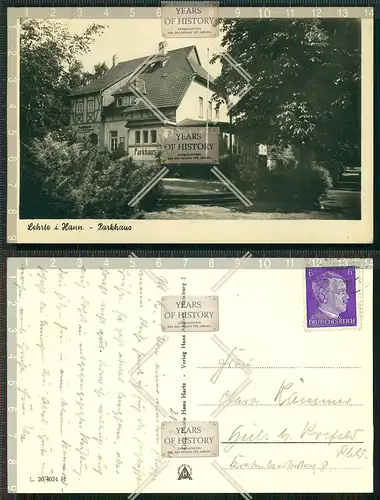 Orig. AK Lehrte in Hannover Parkhaus gel. 1942