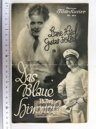 Illustrierter Film Kurier IFK Nr 464 Das Blaue vom Himmel Liane Haid Gustav Fröh