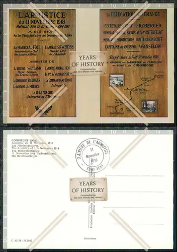 AK COMPIEGNE Oise Armistice du 11 Novembre 1918