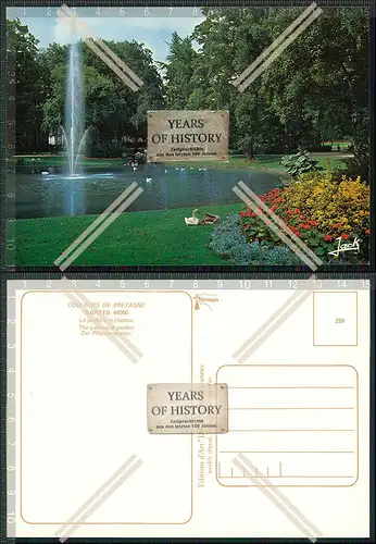 AK COULEURS DE BRETAGNE NANTES Le jardin des plantes The botanical garden Der P