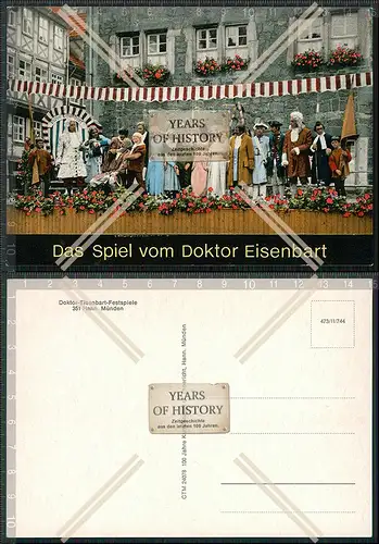 AK Dr.-Eisenbart-Festspiele in Hann. Münden vor dem historischen Rathaus