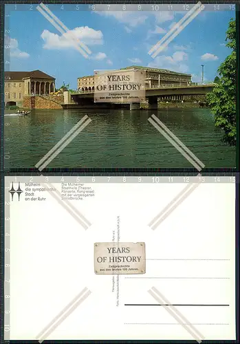 AK Mülheim an der Ruhr Stadthalle, Schlossbrücke, Ruhrpartie uvm.