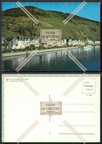 AK Zell Mosel die Weinstadt der schwarzen Katz