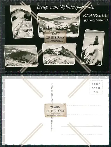 AK Kranzegg Rettenberg im Allgäu Winterlandschaft mehrfach Ansicht 