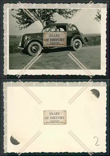 Foto  Pkw Oldtimer Opel 1935-38 General Motors Kennzeichen TH Thüringen