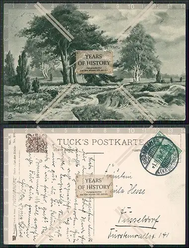 AK Künstler C. Present Bremen Lüneburger Heide Lüneburg No. 616 1915 gelaufe