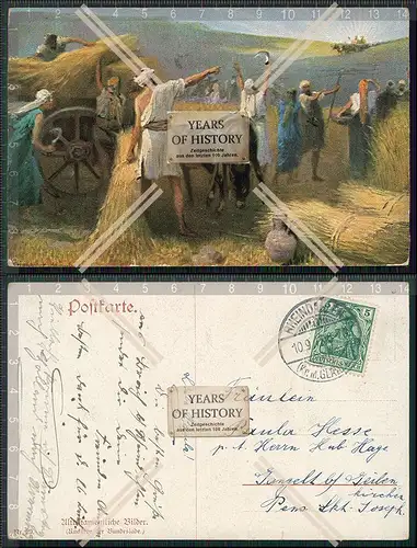 AK Rückkehr der Bundeslade Leinweber, R. Die Heilige Schrift Serie IV, Bild 3 