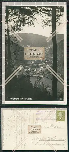 Foto AK Triberg im Schwarzwald Dorf Ansicht Panorama 1932 gelaufen