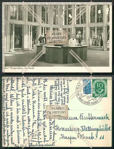 Foto AK Bad Mergentheim Tauberfranken Karlsquelle Innenansicht 