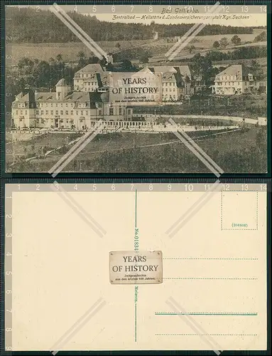 AK Bad Gottleuba Zentralbad Heilstätte Landesversicherungsanstalt Kgr. Sachsen
