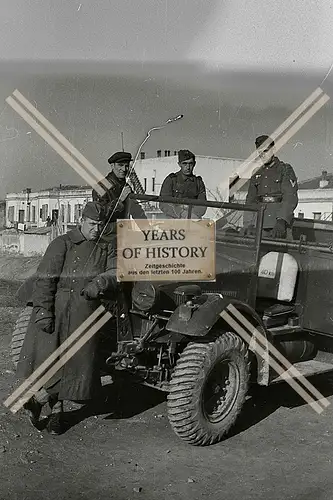 Repro Foto Greece Griechenland Soldaten mit Fahrzeuge